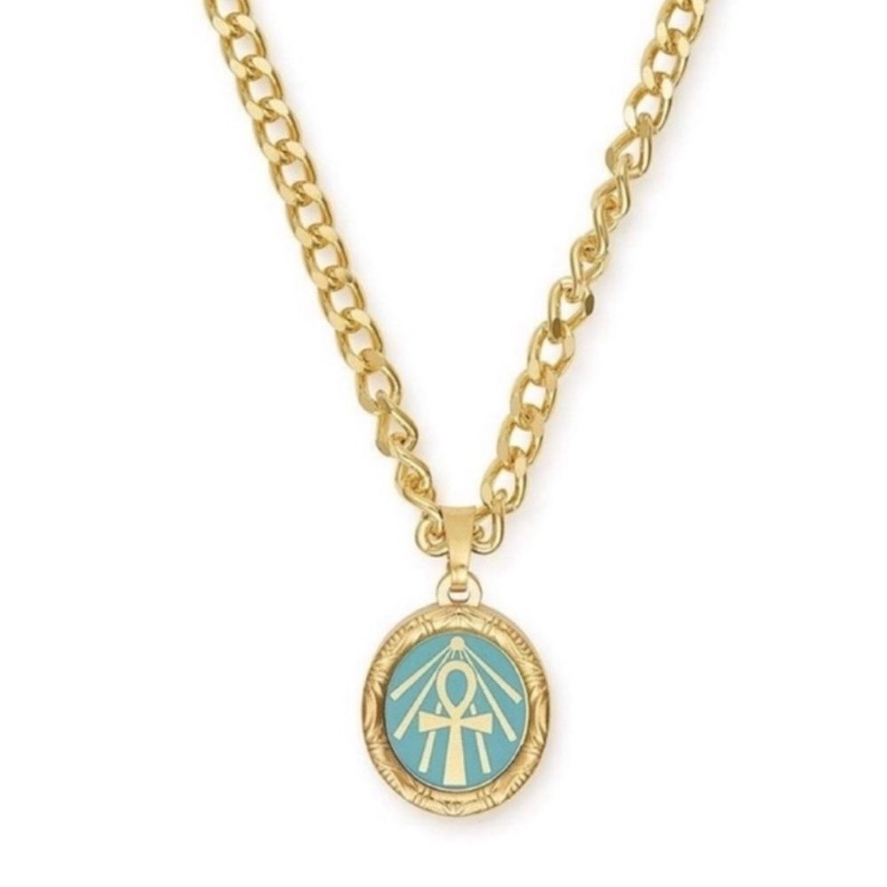Alex and Ani Color Infusion 18" Ankh Necklace